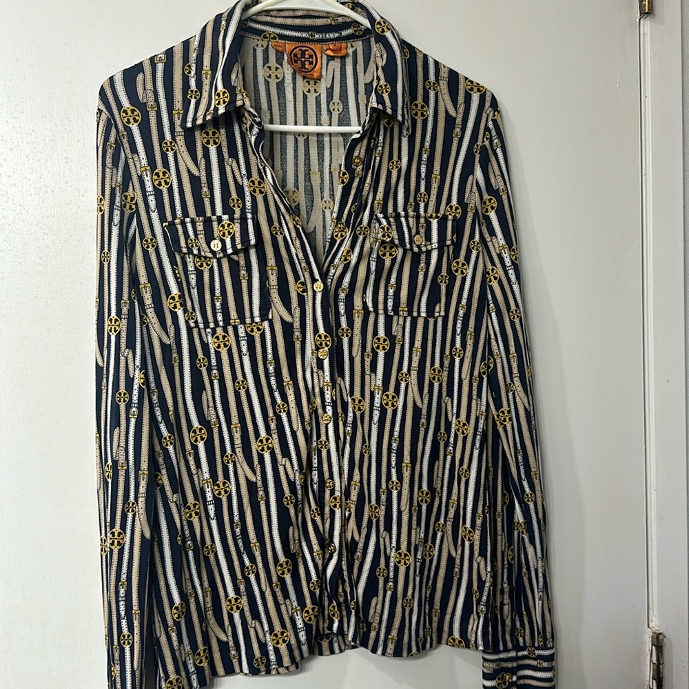 Tory Burch long-sleeve blouse. Women medium